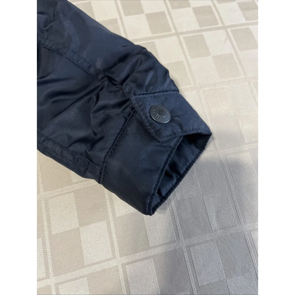 Levis Youth Boys Bomber Jacket Coat Size 7 Black‎ Snap Buttons Lightweight EUC